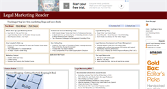 Desktop Screenshot of legalmarketingreader.com